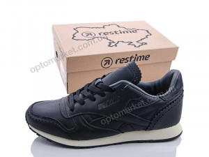 Кроссовки мужчины SMB18812 black-beige Restime черный  оптом от Optomarket