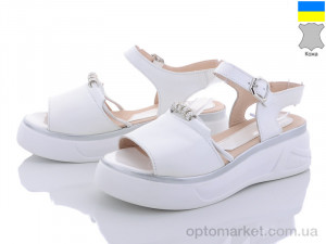 Босоножки женские VA4591 б. A.Dama белый  оптом от Optomarket