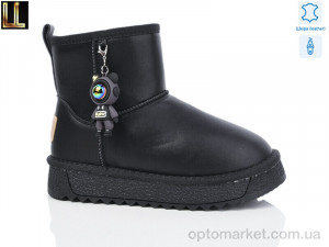 Уги жіночі A-L874-2A Lilin чорний  оптом от Optomarket