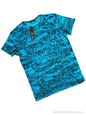 Футболка чоловічі A002-7 blue Hedricy синій  оптом от Optomarket