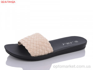 Шльопанці жіночі A01-3 Aba бежевий  оптом от Optomarket