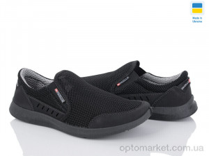 Кросівки чоловічі A01 чорний Paolla чорний оптом от Optomarket