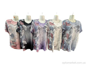 Футболка жіночі A010 mix Sport style мікс  оптом от Optomarket