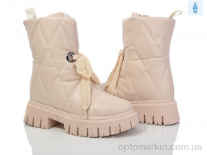 Черевики жіночі A1-1625-2 Lion бежевий  оптом от Optomarket