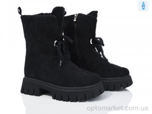 Черевики жіночі A1-1625-3 Lion чорний  оптом от Optomarket