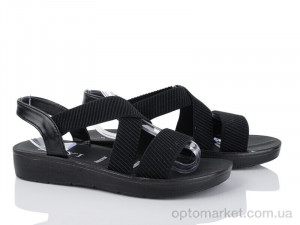 Босоніжки жіночі A10-1 YiYi чорний  оптом от Optomarket