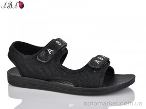 Босоніжки жіночі A10-1 Aba чорний  оптом от Optomarket