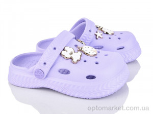 Крокси дитячі A1003-2 Soylu фіолетовий  оптом от Optomarket