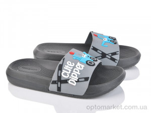 Шльопанці дитячі A1012-4 Gezer сірий  оптом от Optomarket