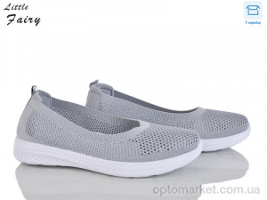 Сліпони жіночі A1034-2 L.Fairy сірий оптом от Optomarket