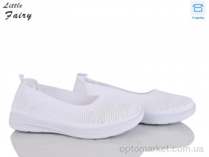 Сліпони жіночі A1034-4 L.Fairy білий оптом от Optomarket