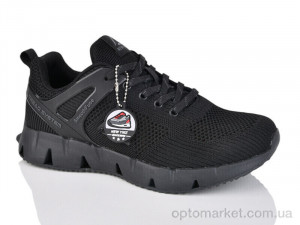 Кросівки чоловічі A110-1 New Yike чорний  оптом от Optomarket