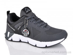 Кросівки чоловічі A110-8 New Yike сірий  оптом от Optomarket