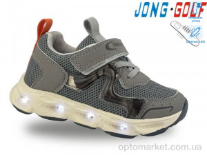 Кросівки дитячі A11546-2 LED JongGolf сірий  оптом от Optomarket