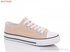 Кеди унісекс A133-6 QQ shoes бежевий  оптом от Optomarket