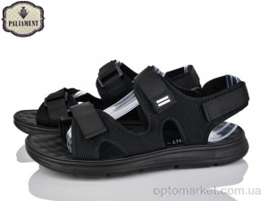 Сандалі чоловічі A1538 Paliament чорний  оптом от Optomarket