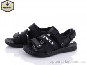 Сандалі чоловічі A1549 Paliament чорний  оптом от Optomarket