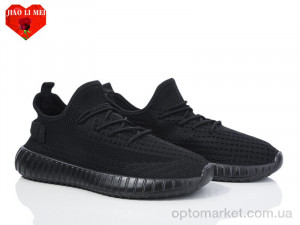 Кросівки чоловічі A158-1 Jiao Li Mei чорний  оптом от Optomarket