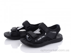 Сандалі чоловічі A1596 Paliament чорний  оптом от Optomarket