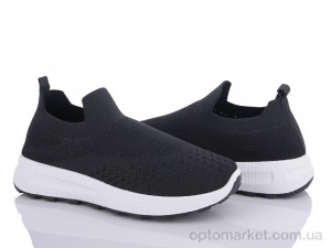 Кросівки жіночі A16-1 Jiao Li Mei чорний оптом от Optomarket