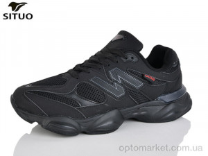 Кросівки чоловічі A160-8 Situo чорний  оптом от Optomarket