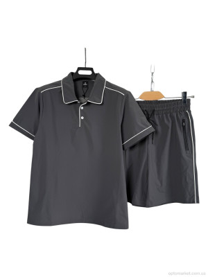 Спортивний костюм чоловічі A162 grey Audsa сірий  оптом от Optomarket