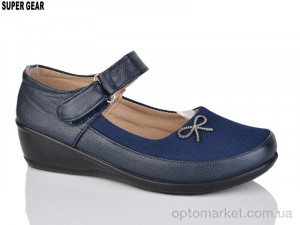 Туфлі жіночі A167-1 Jibukang синій  оптом от Optomarket