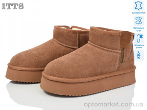 Уги жіночі A1715-20 ITTS коричневий  оптом от Optomarket