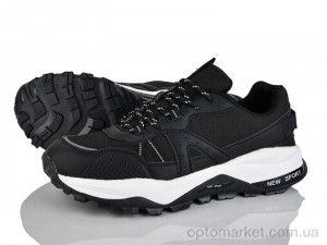 Кросівки чоловічі A203-2 Run Life чорний  оптом от Optomarket