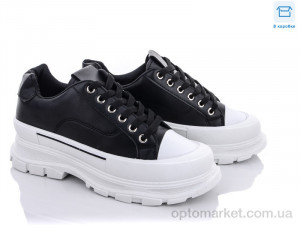 Кеды женские A2032-1 Girnaive черный  оптом от Optomarket