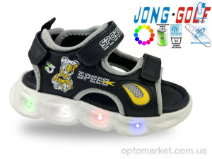 Сандалі дитячі A20624-0 LED JongGolf чорний оптом от Optomarket