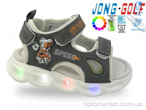 Сандалі дитячі A20624-2 LED JongGolf сірий оптом от Optomarket