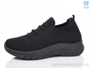 Кросівки жіночі A207-1 VIP чорний  оптом от Optomarket