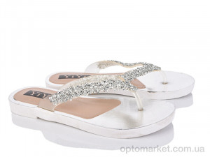 Шльопанці жіночі A208-4 YiYi срібний  оптом от Optomarket