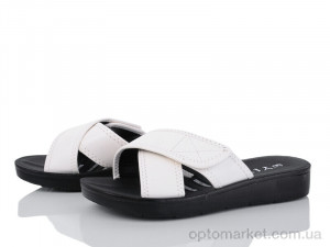 Шльопанці жіночі A22-2 YiYi білий  оптом от Optomarket