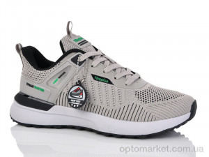 Кросівки чоловічі A220-7 New Yike коричневий  оптом от Optomarket