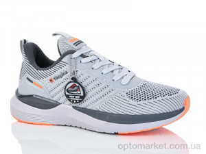 Кросівки чоловічі A221-7 New Yike сірий  оптом от Optomarket