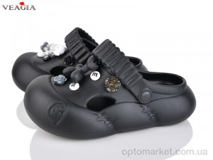 Крокси жіночі A23-1 Veagia-ADA чорний  оптом от Optomarket