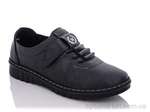 Туфлі жіночі A23-5 Baodaogongzhu синій  оптом от Optomarket