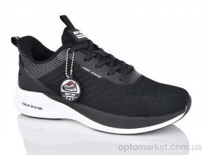 Кросівки чоловічі A233-4 New Yike чорний оптом от Optomarket