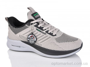 Кросівки чоловічі A233-7 New Yike бежевий  оптом от Optomarket