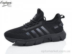 Кросівки чоловічі A2391-7 AO WEI чорний  оптом от Optomarket