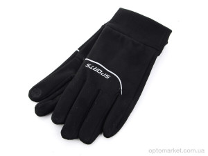 Рукавички чоловічі A26-4M замш Королева чорний  оптом от Optomarket