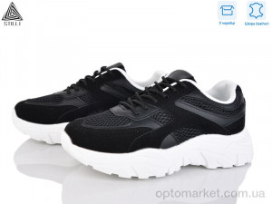 Кросівки жіночі A300-6 шкіра піна Stilli чорний  оптом от Optomarket