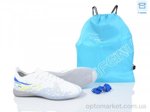 Футбольне взуття чоловічі A304-1A Saifenu білий  оптом от Optomarket