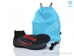 Футбольне взуття чоловічі A308-1B Saifenu чорний  оптом от Optomarket