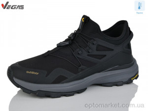 Кросівки чоловічі A3159-8 термо Vegas чорний  оптом от Optomarket