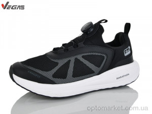 Кросівки чоловічі A3322-6 Vegas чорний  оптом от Optomarket