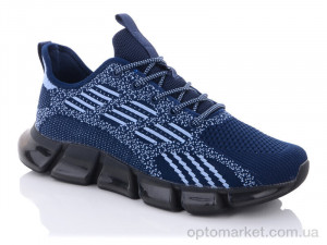 Кросівки чоловічі A3341-4 Demax синій оптом от Optomarket