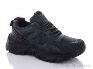 Кросівки чоловічі A3349-2 Demax чорний  оптом от Optomarket